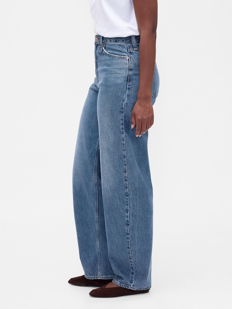 Curvy High Rise Barrel Jeans