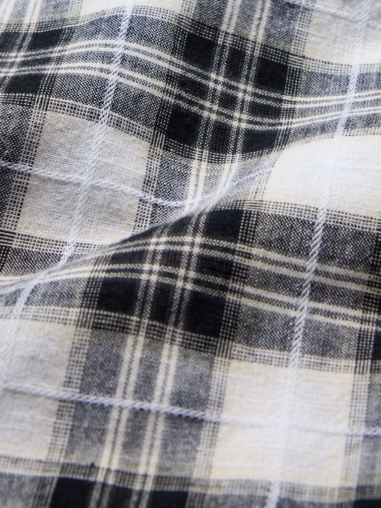 Relaxed-Fit Slub Cotton Shirt