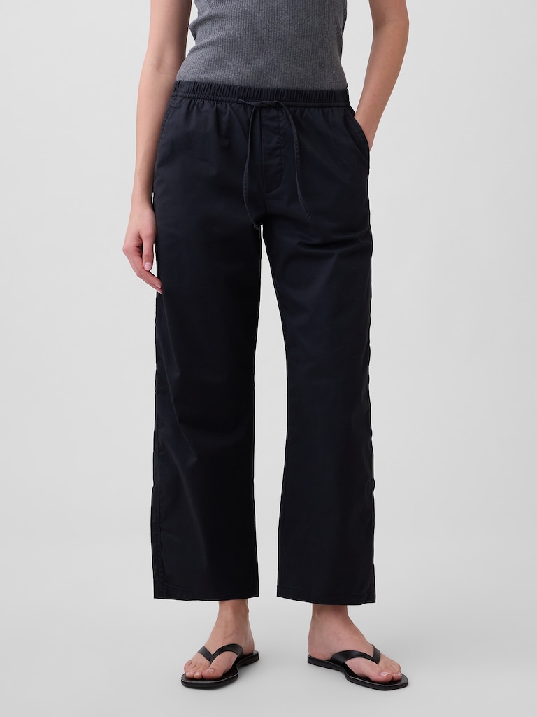 High Rise Easy Barrel Khakis