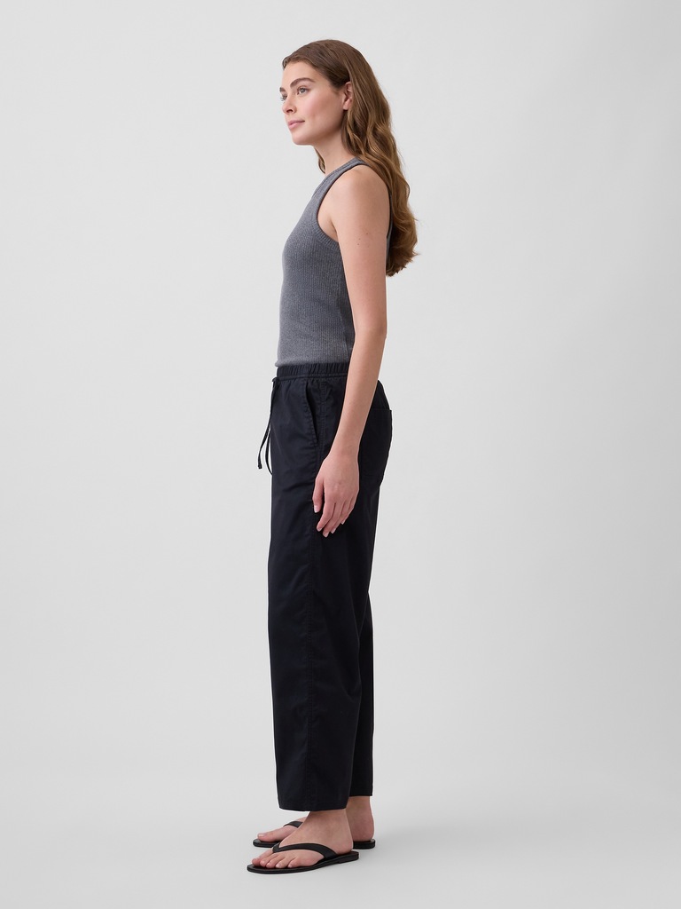 High Rise Easy Barrel Khakis