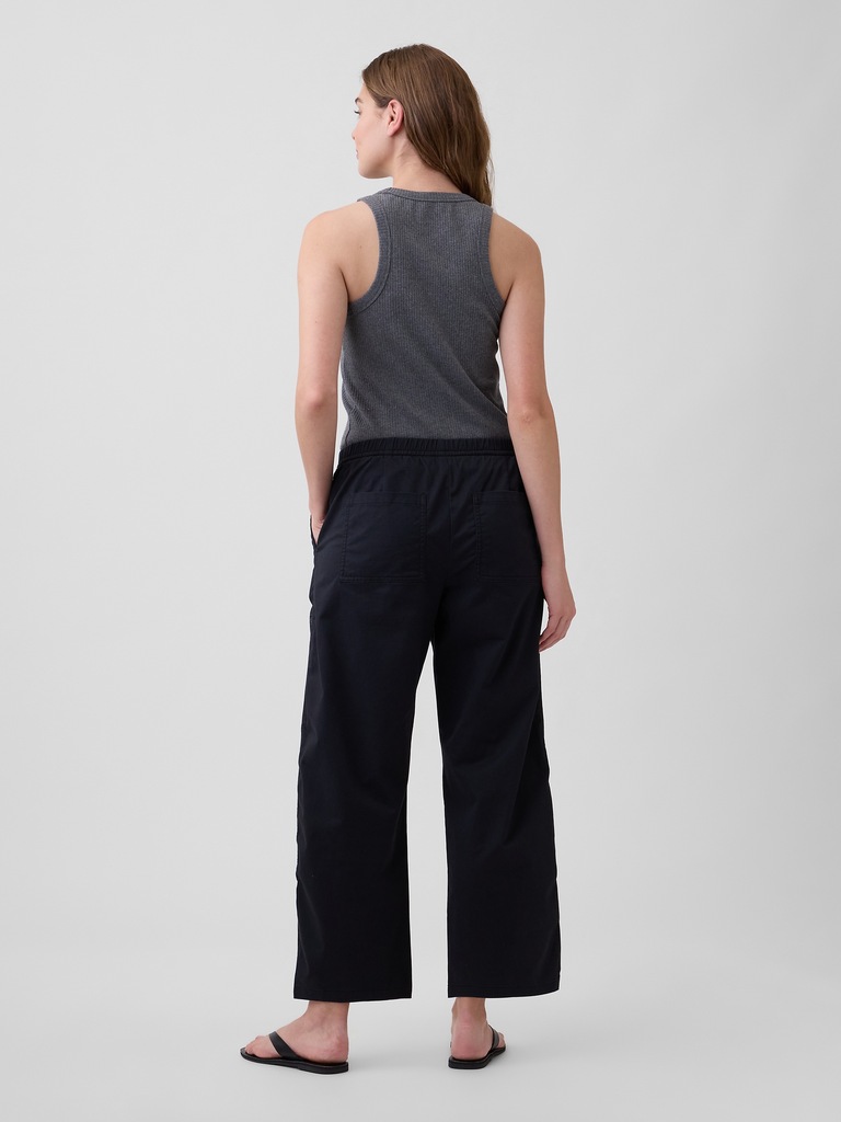 High Rise Easy Barrel Khakis