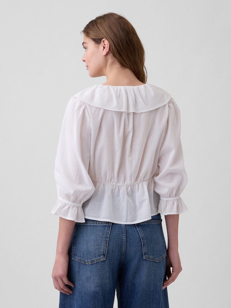 Relaxed Ruffle Top