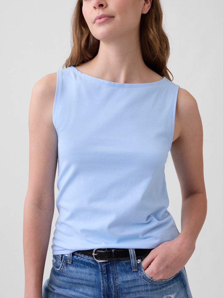Boatneck Tank Top