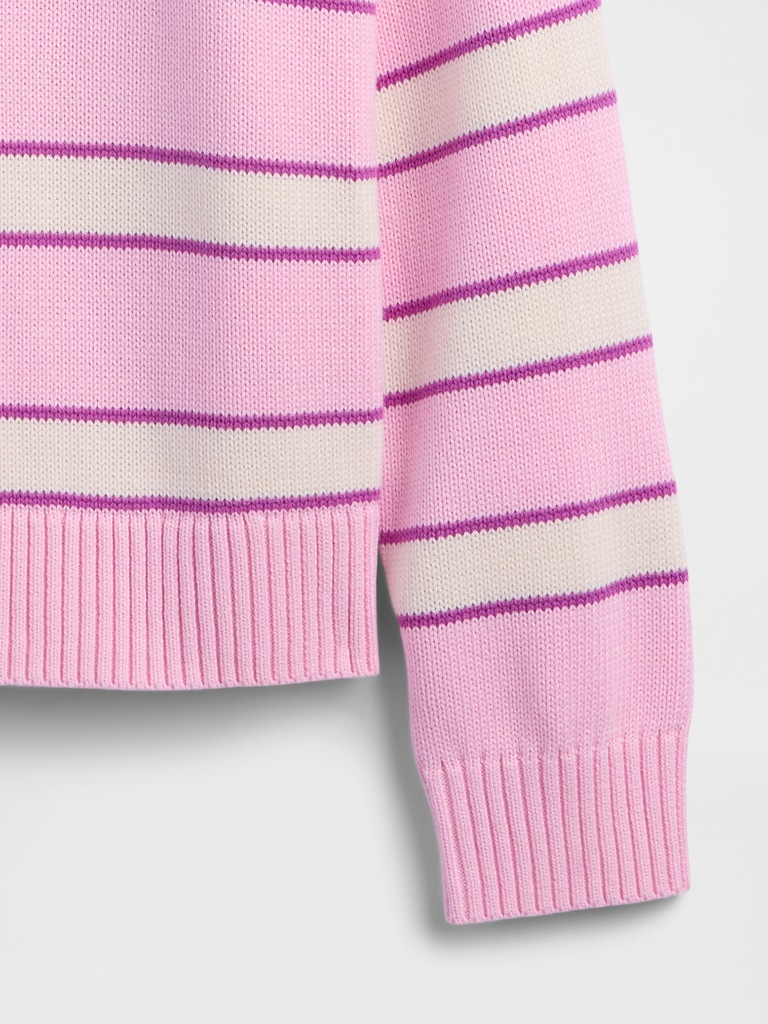 Relaxed Cotton Crewneck Sweater