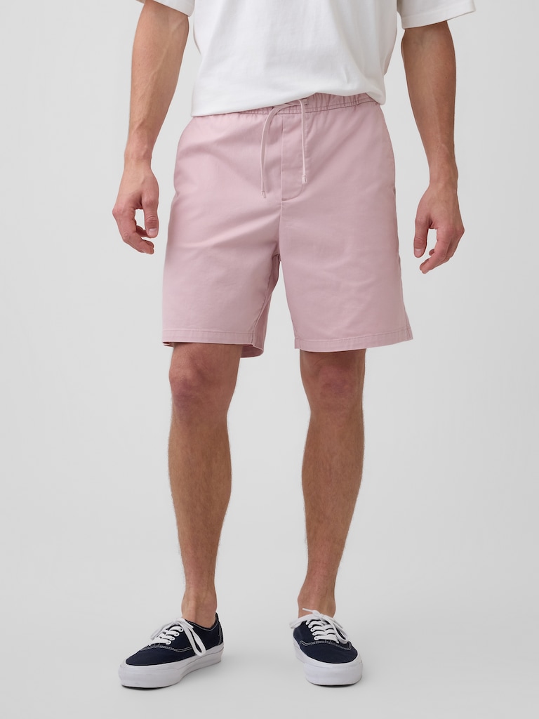 7" Essential Pull-On Khaki Shorts