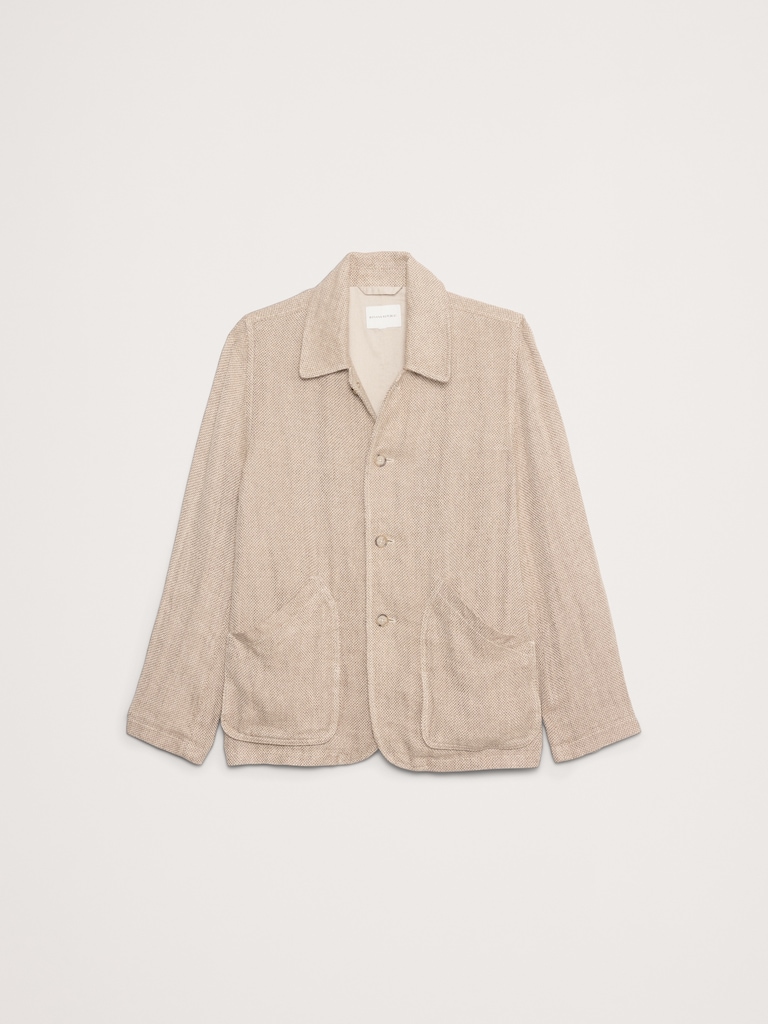 Linen Tweed Walking Jacket