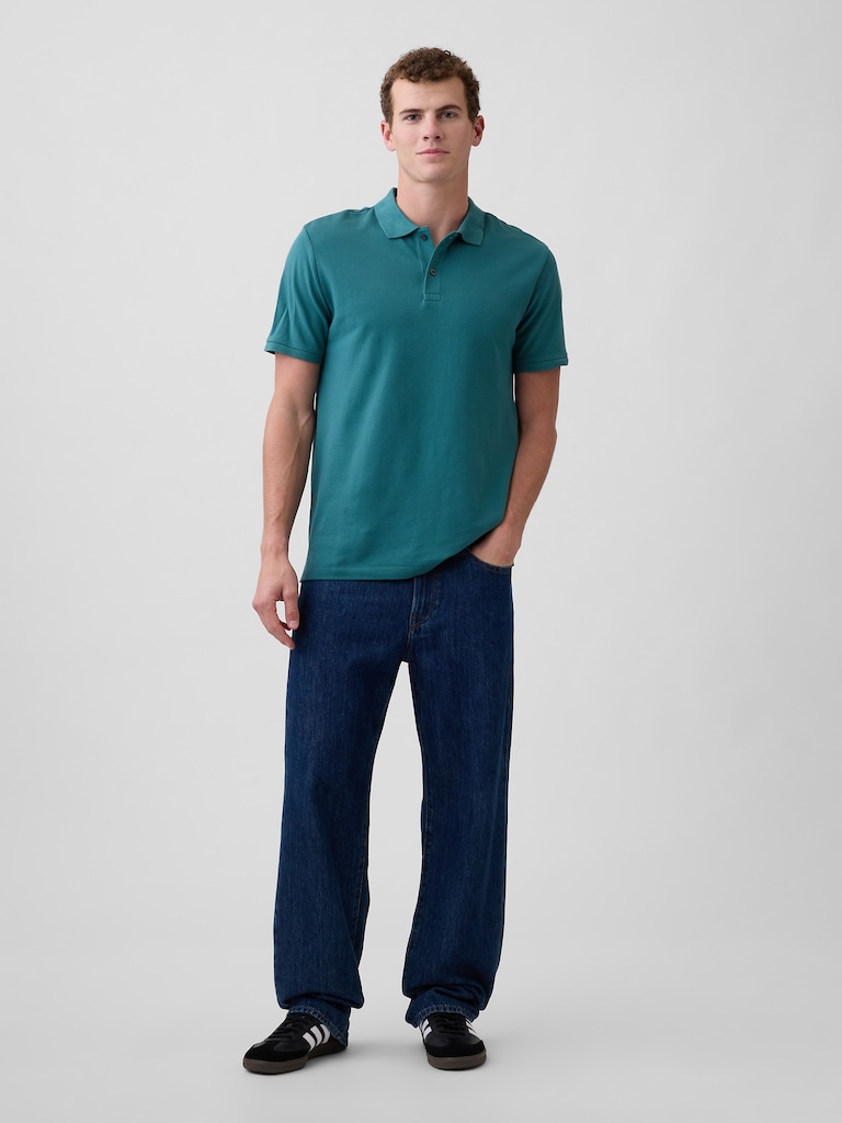 Stretch Pique Polo Shirt