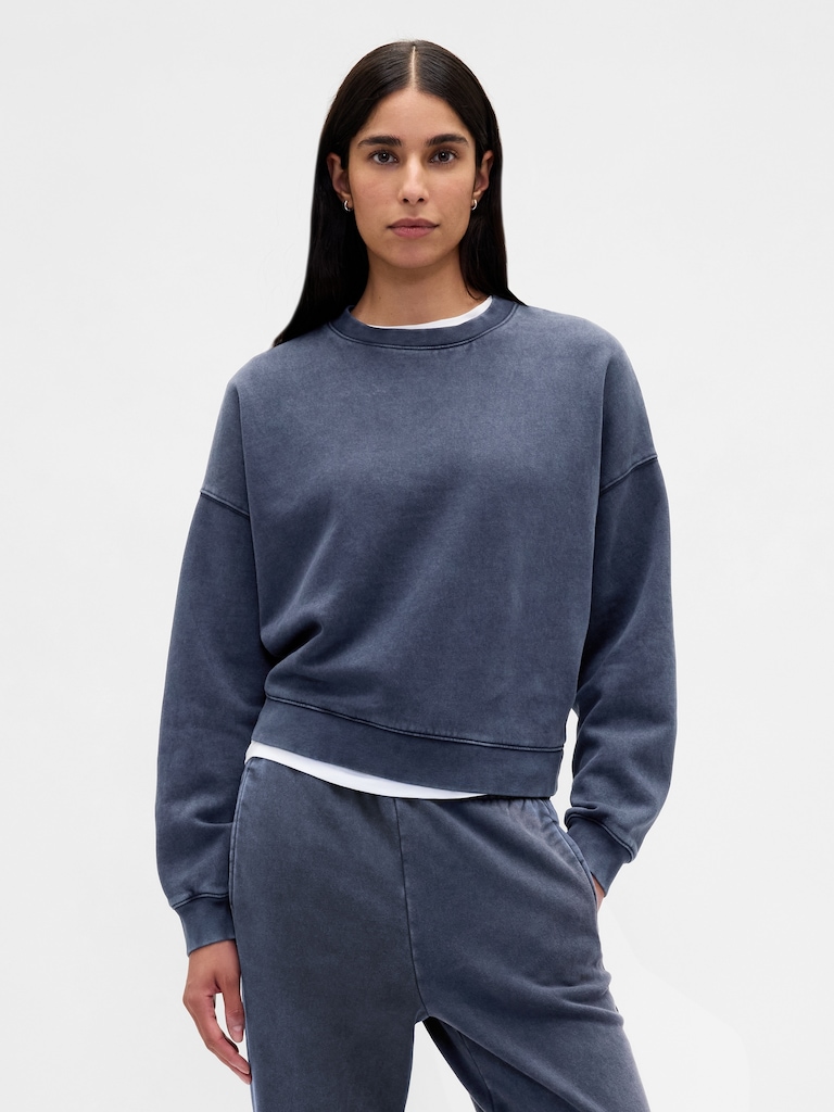 VintageSoft Wedge Crewneck Sweatshirt