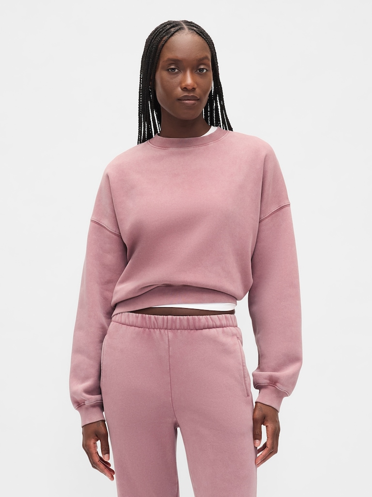 VintageSoft Wedge Crewneck Sweatshirt