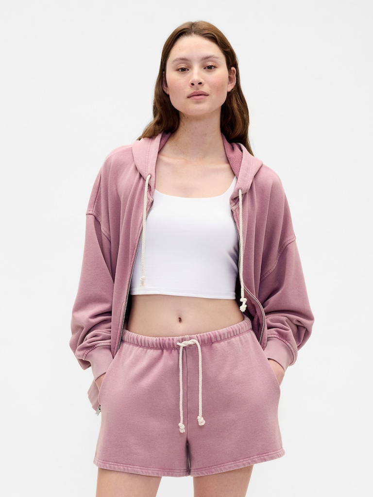 Heavyweight French Terry Oversized Zip Hoodie