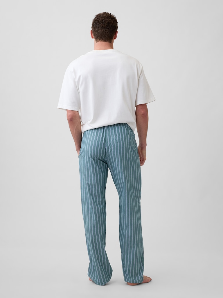 Relaxed Poplin PJ Pants