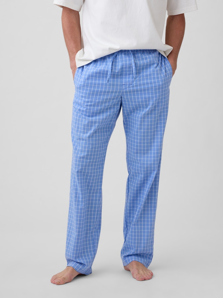 Relaxed Poplin PJ Pants