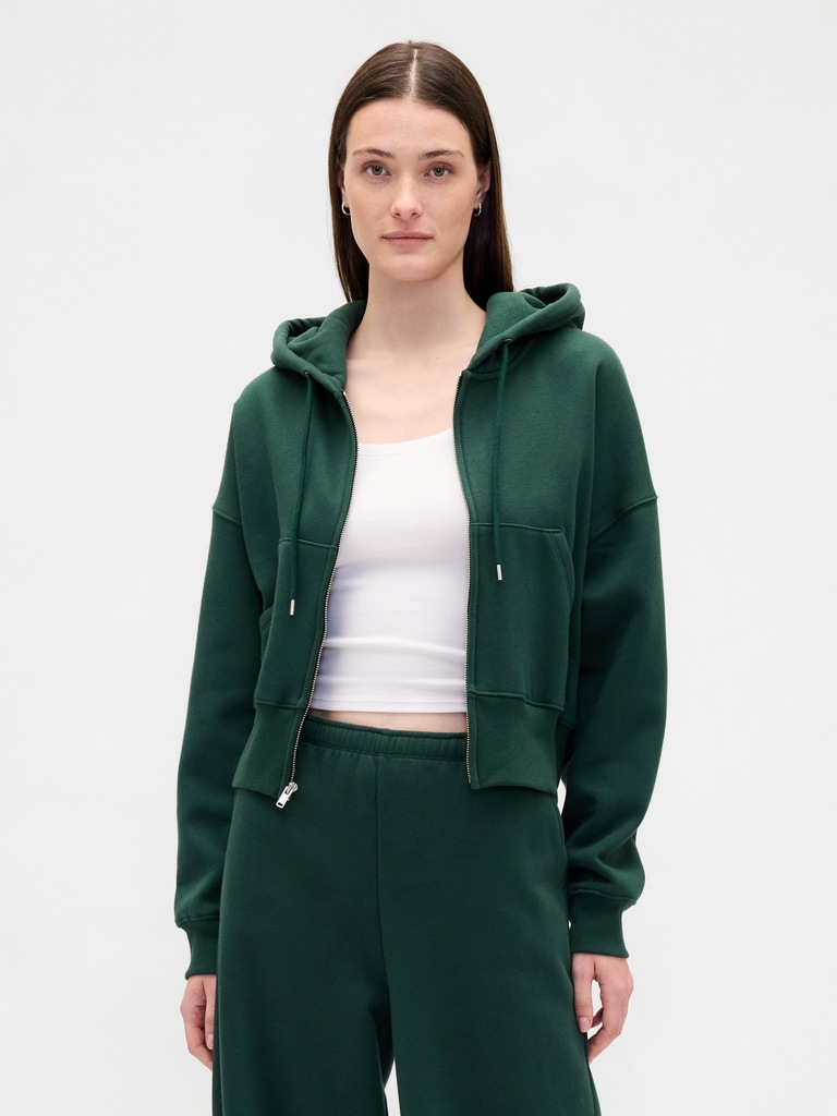 VintageSoft Wedge Zip Hoodie