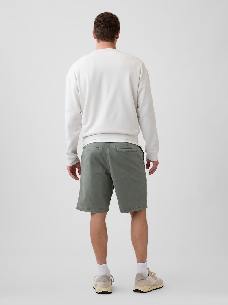 9" Essential Khaki Shorts
