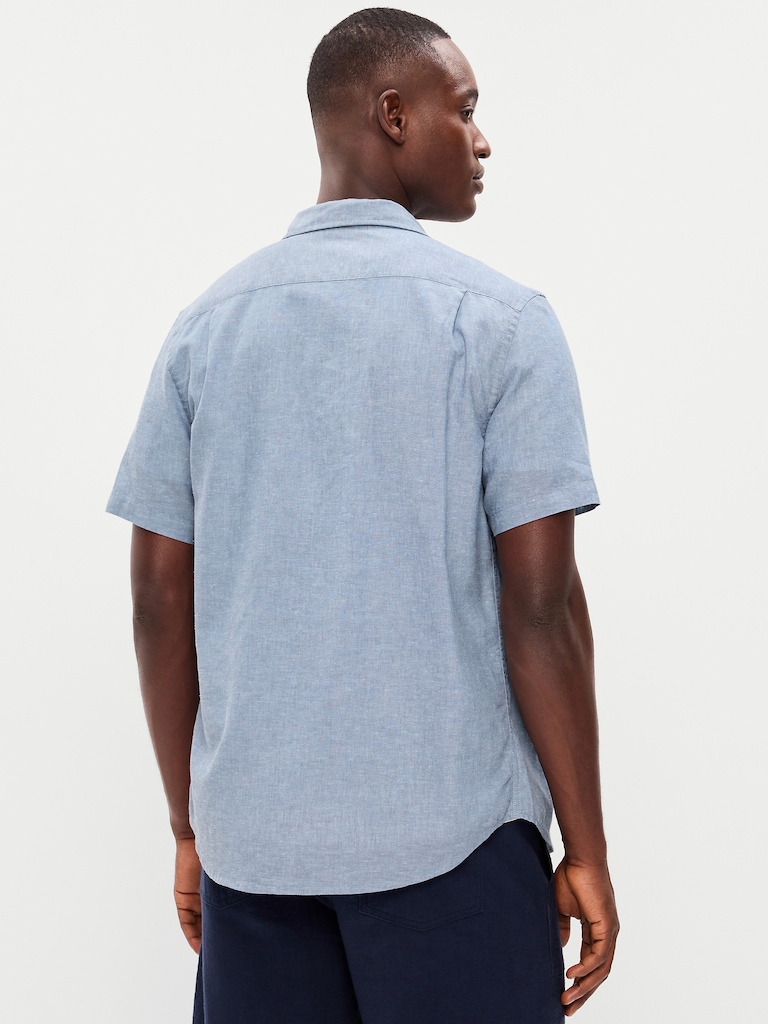Classic Fit Everyday Linen-Blend Shirt