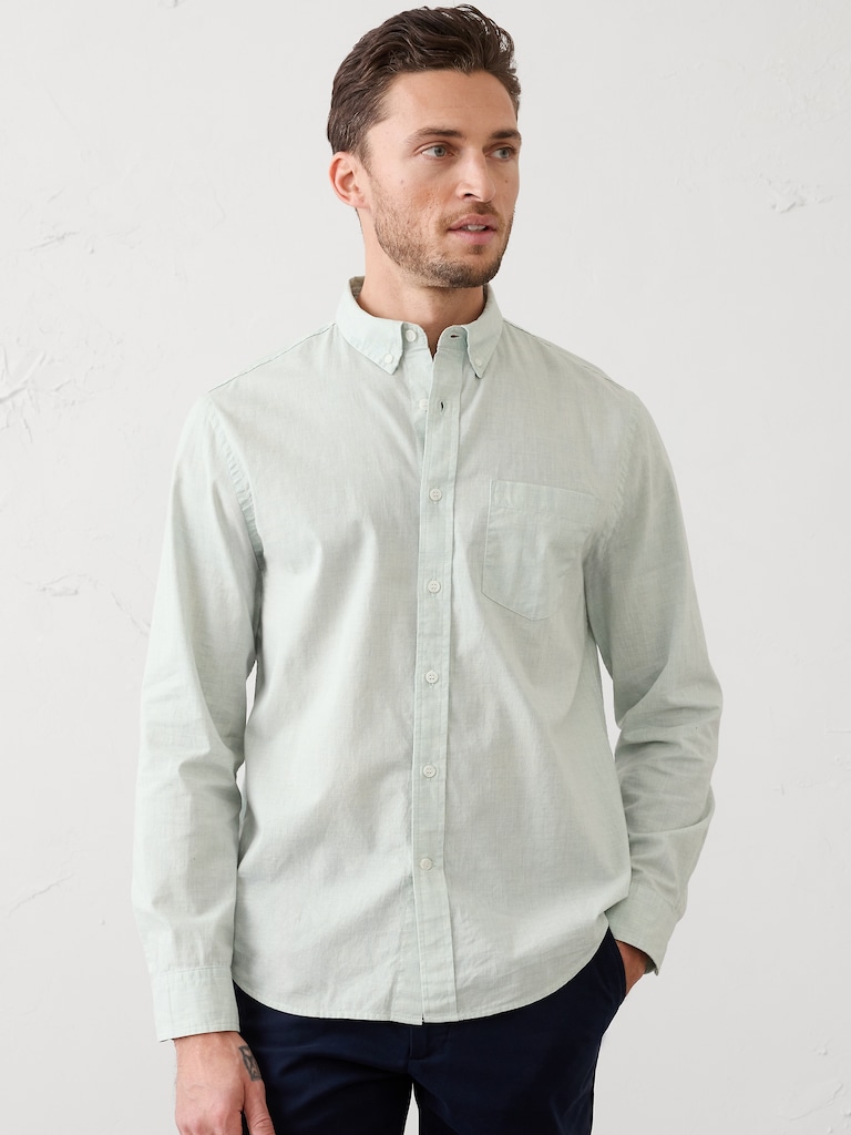 Slim-Fit Softwash Cotton Shirt
