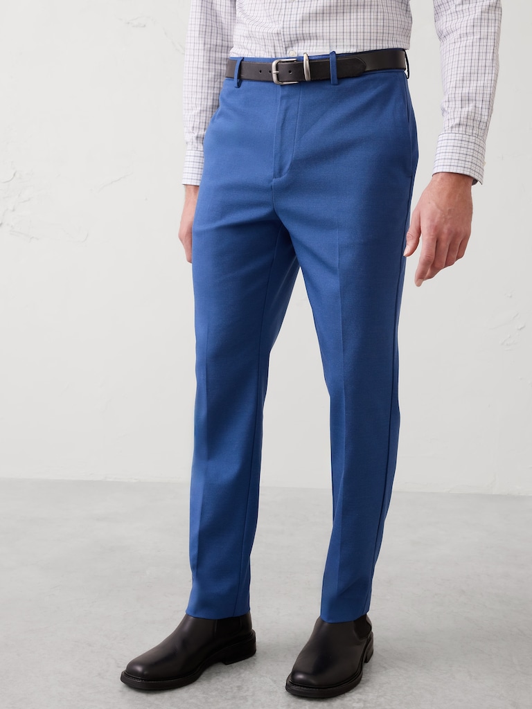 Tailored-Fit Sharkskin Trouser