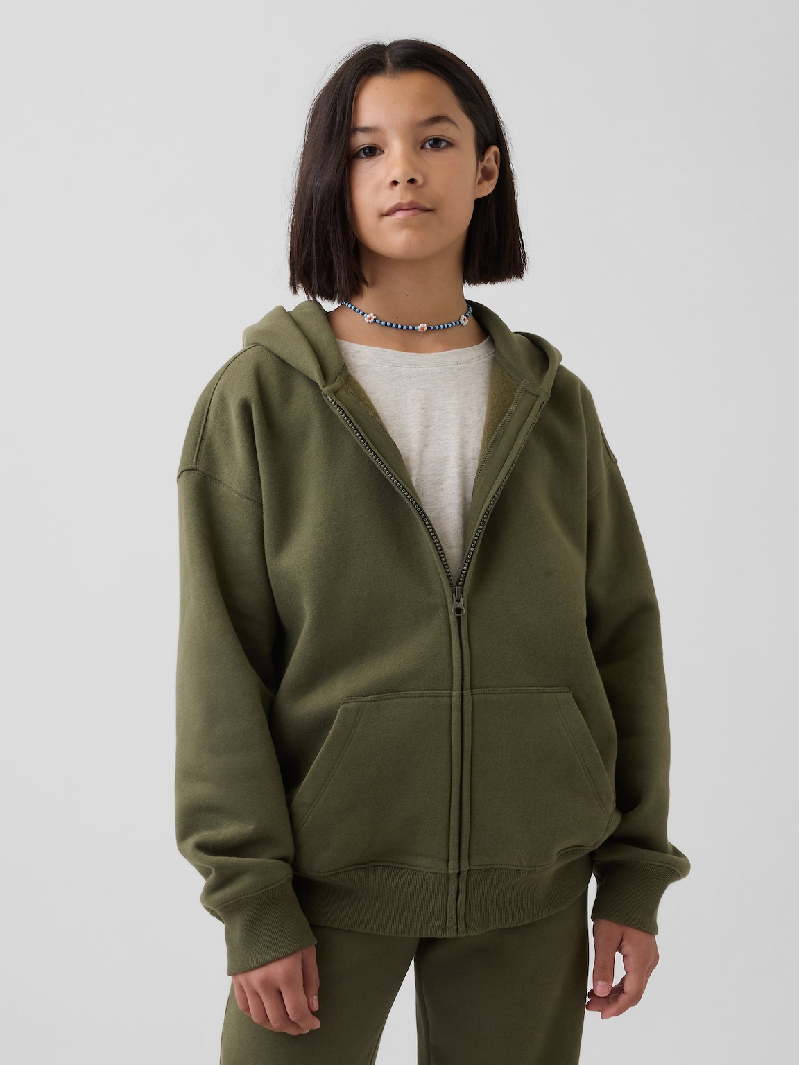 Kids VintageSoft Zip Hoodie