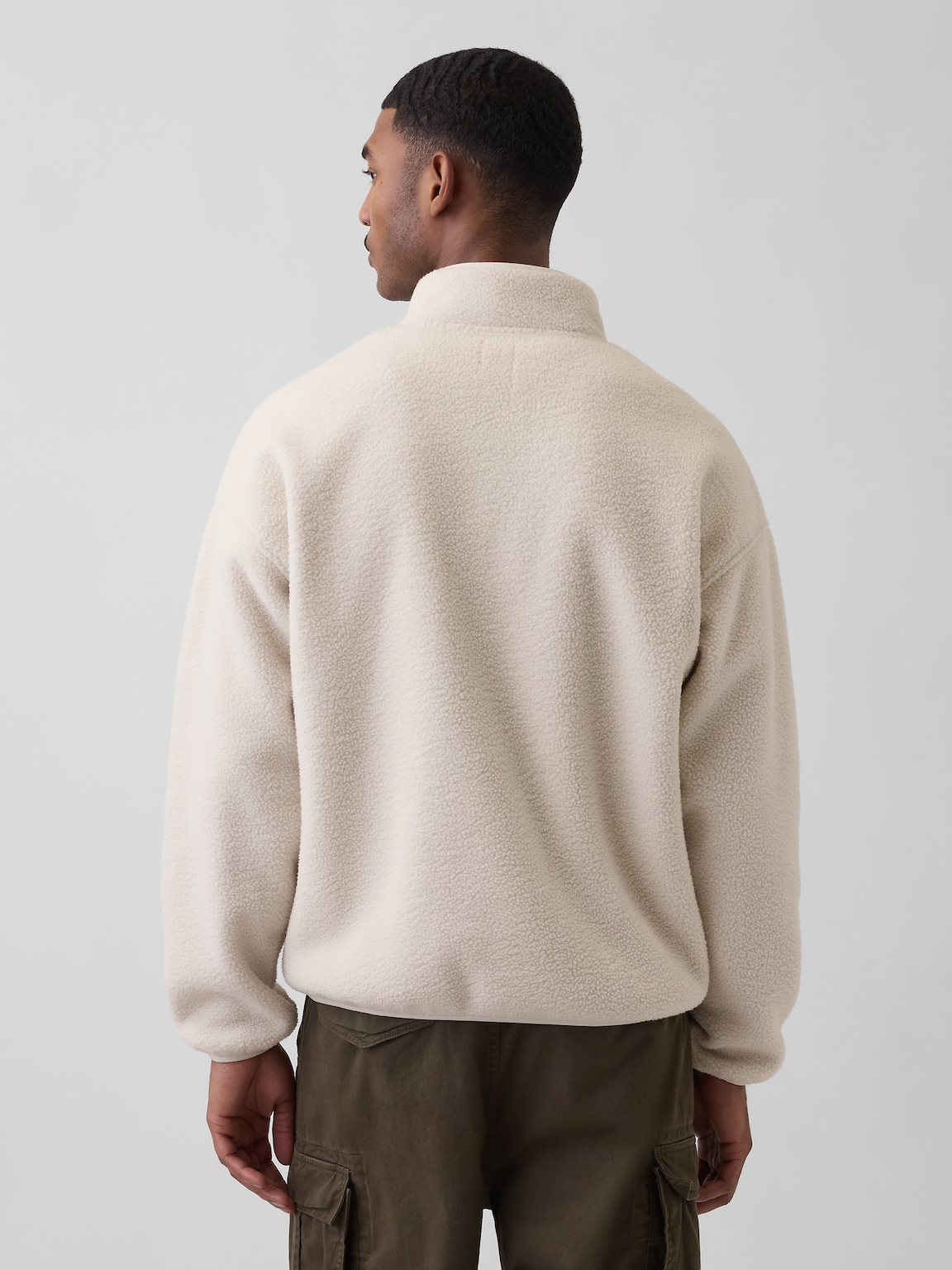 Sherpa Oversized Half-Zip Pullover