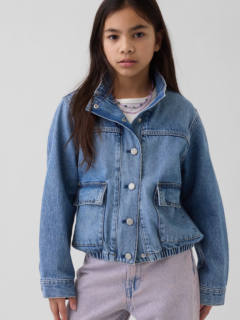 Kids Denim Utility Jacket
