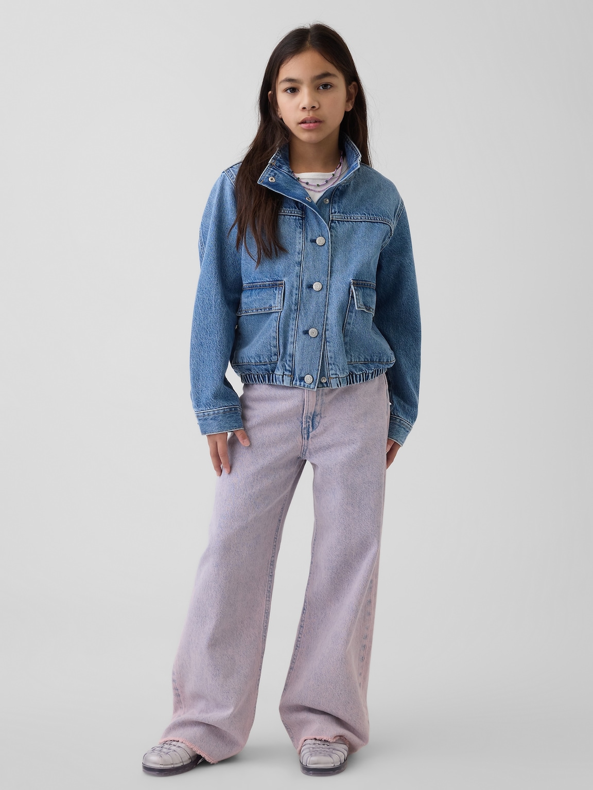 Kids Denim Utility Jacket