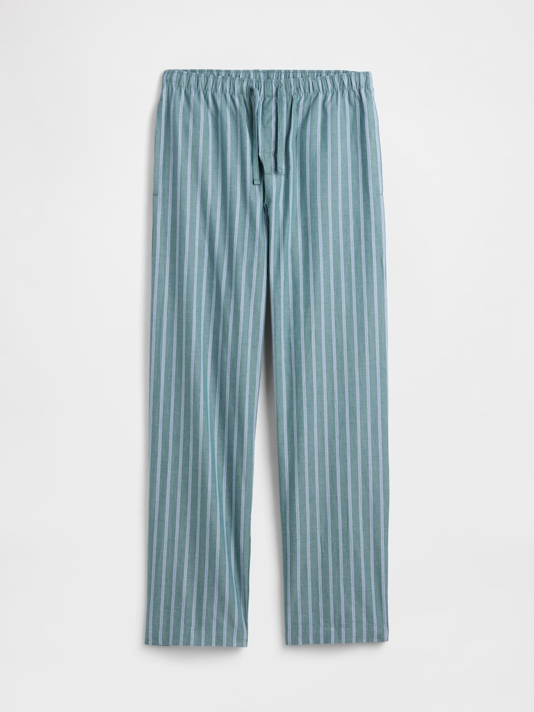 Relaxed Poplin PJ Pants
