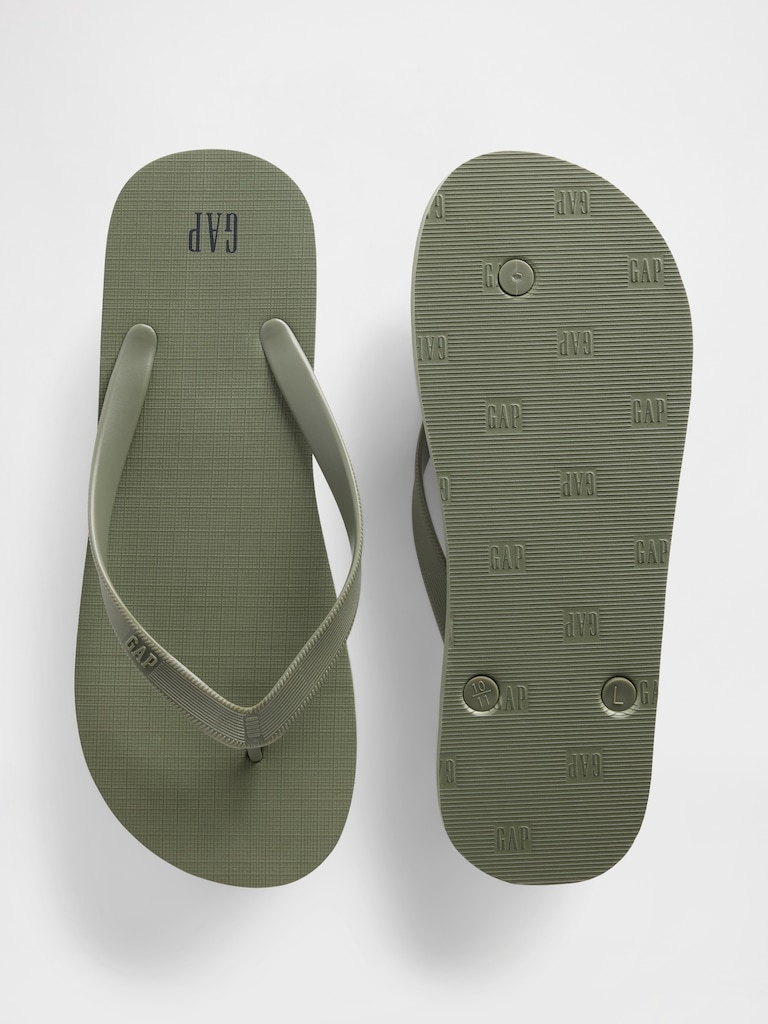 Gap Logo Flip Flops