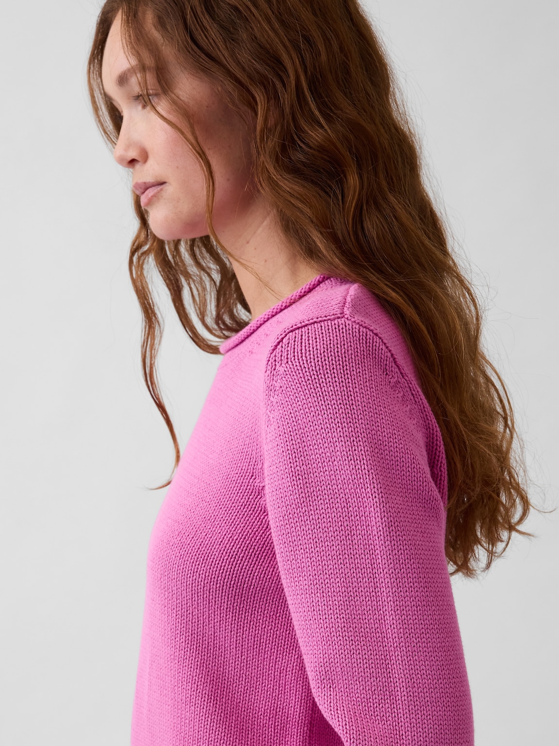 100% Cotton Rollneck Sweater