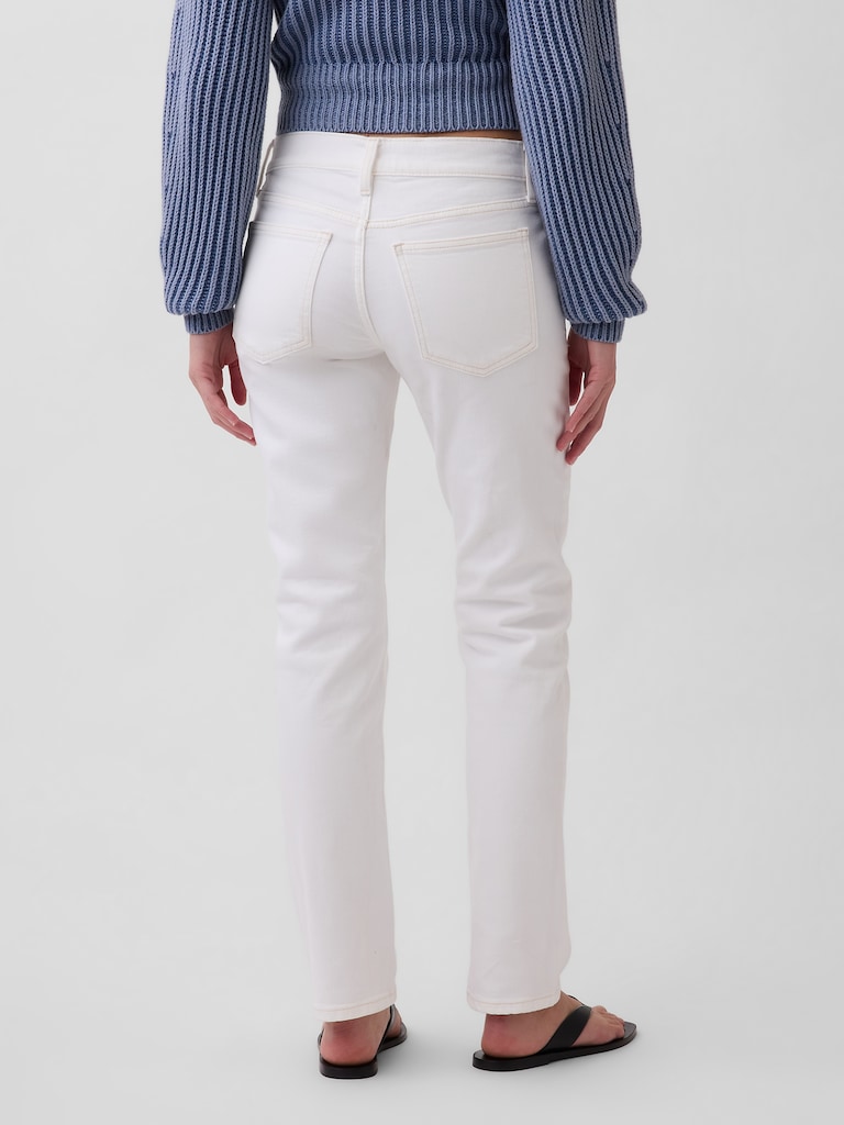 Low Rise '90s Slim Straight Jeans