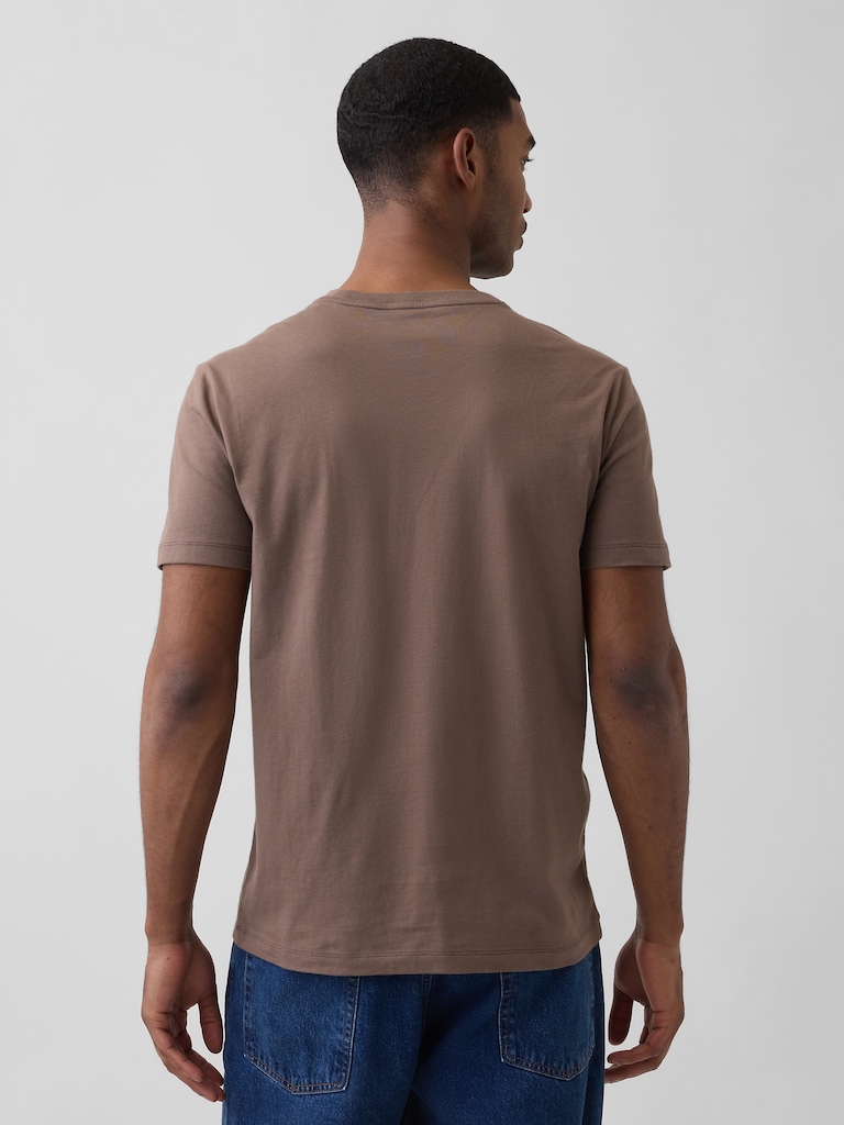 Adult Organic Cotton Pocket T-Shirt