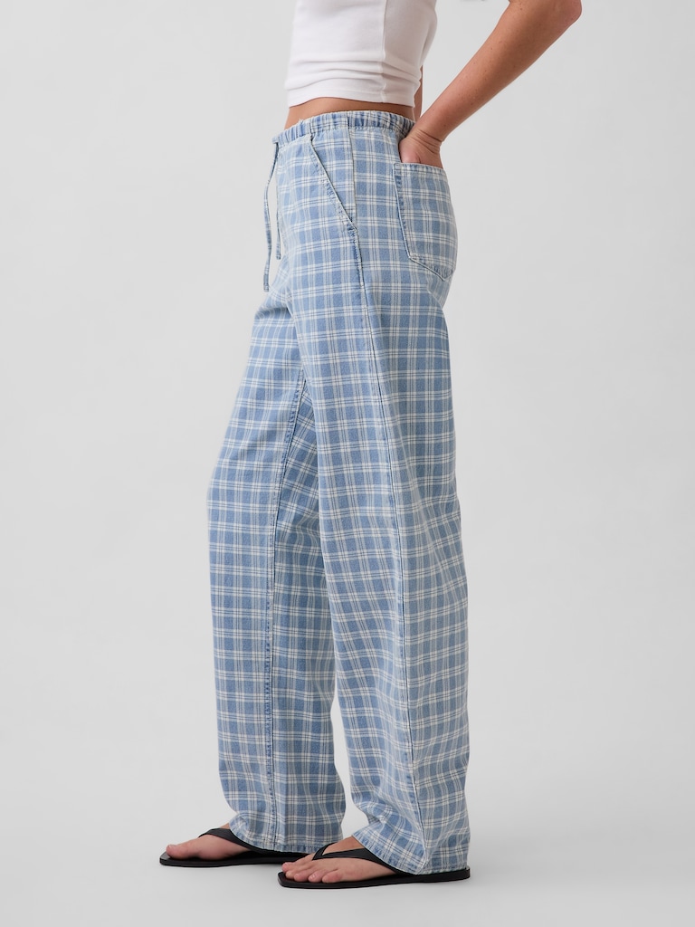 High Rise Easy Barrel Jeans