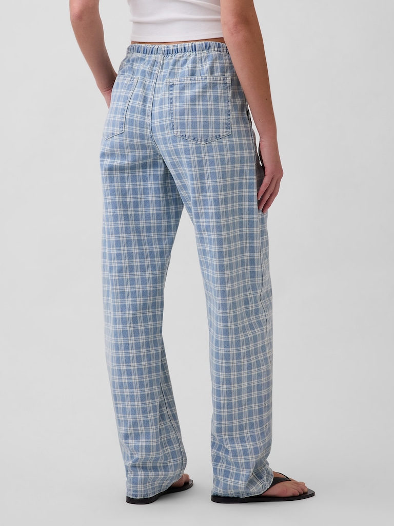 High Rise Easy Barrel Jeans