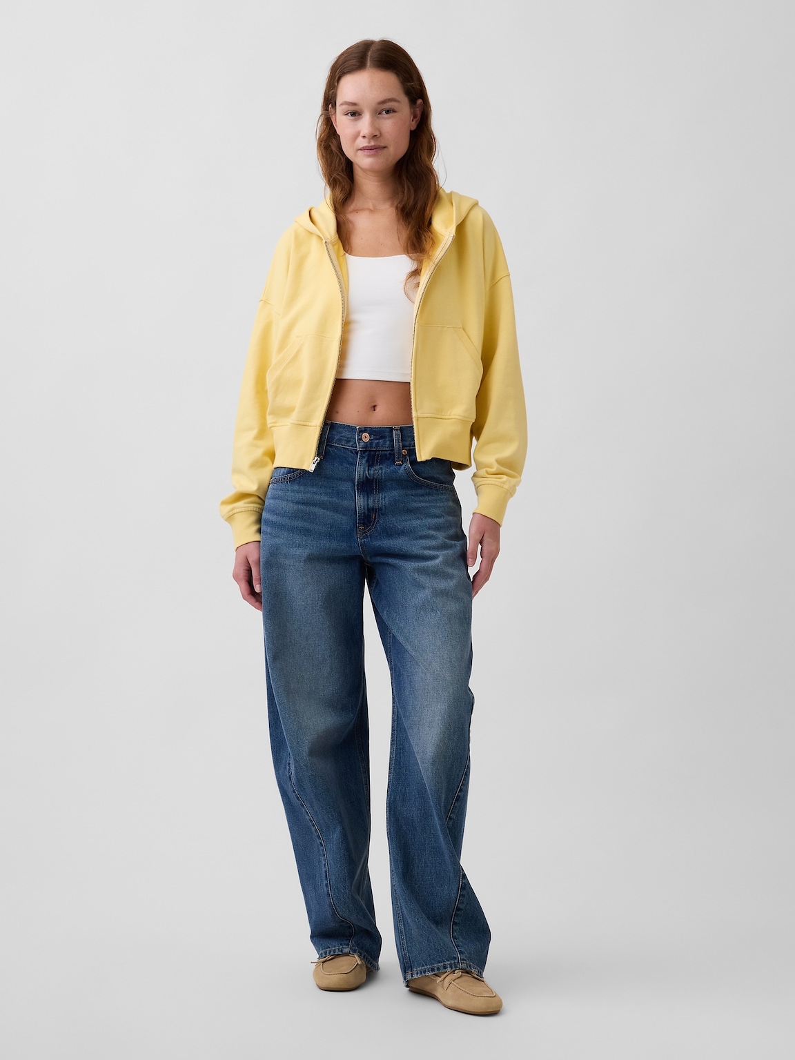 VintageSoft Terry Zip Hoodie