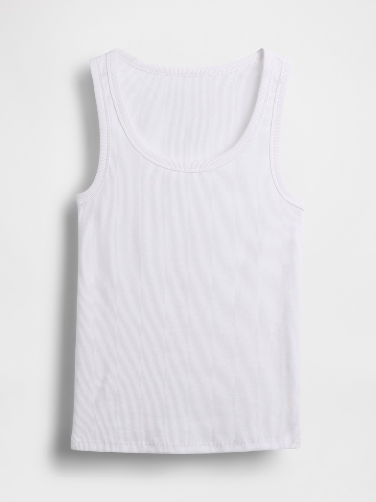 Rib Scoop Tank Top