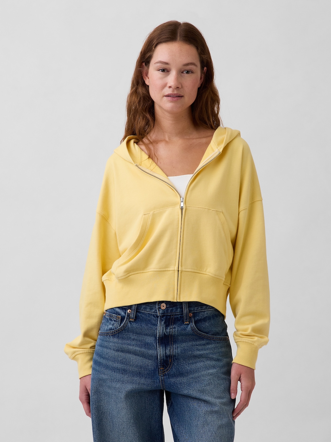 VintageSoft Terry Zip Hoodie