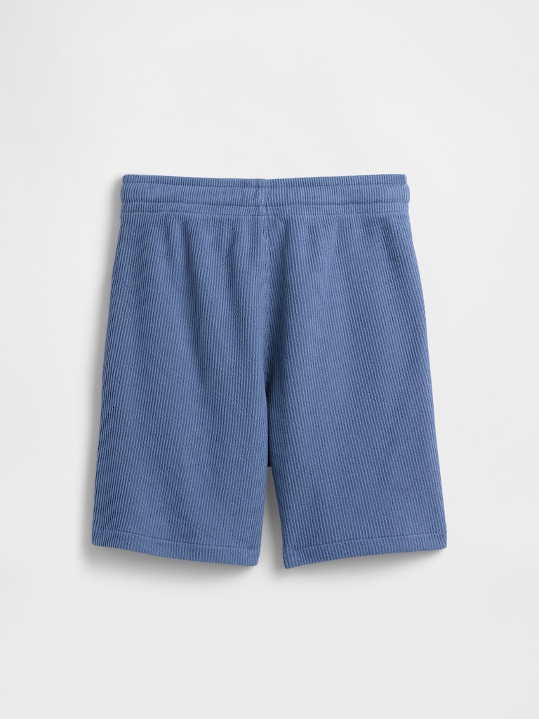 Kids Relaxed Pull-On Ribbed Shorts