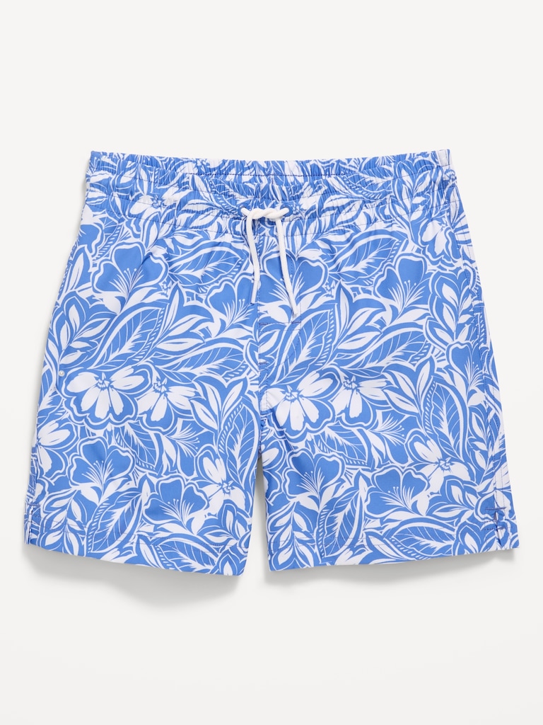 Printed Swim Trunks for Boys