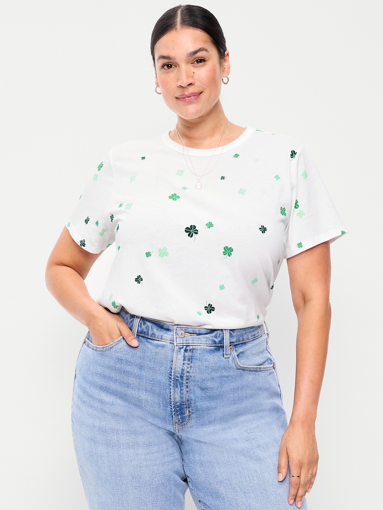 EveryWear Crew-Neck Printed T-Shirt