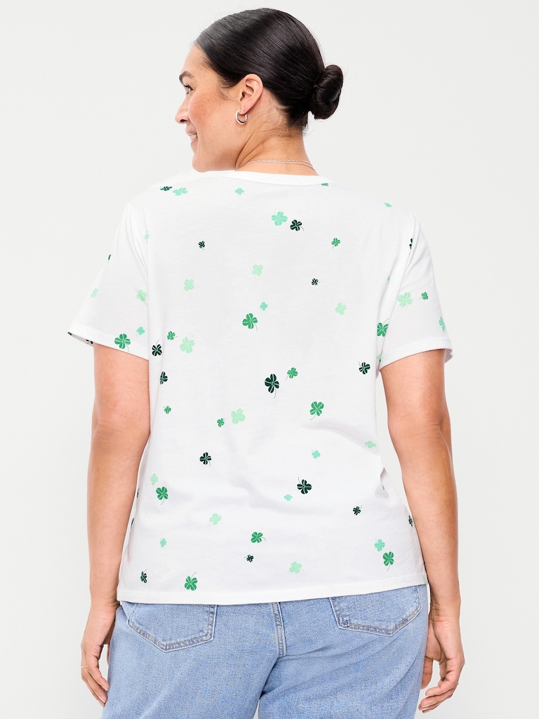 EveryWear Crew-Neck Printed T-Shirt