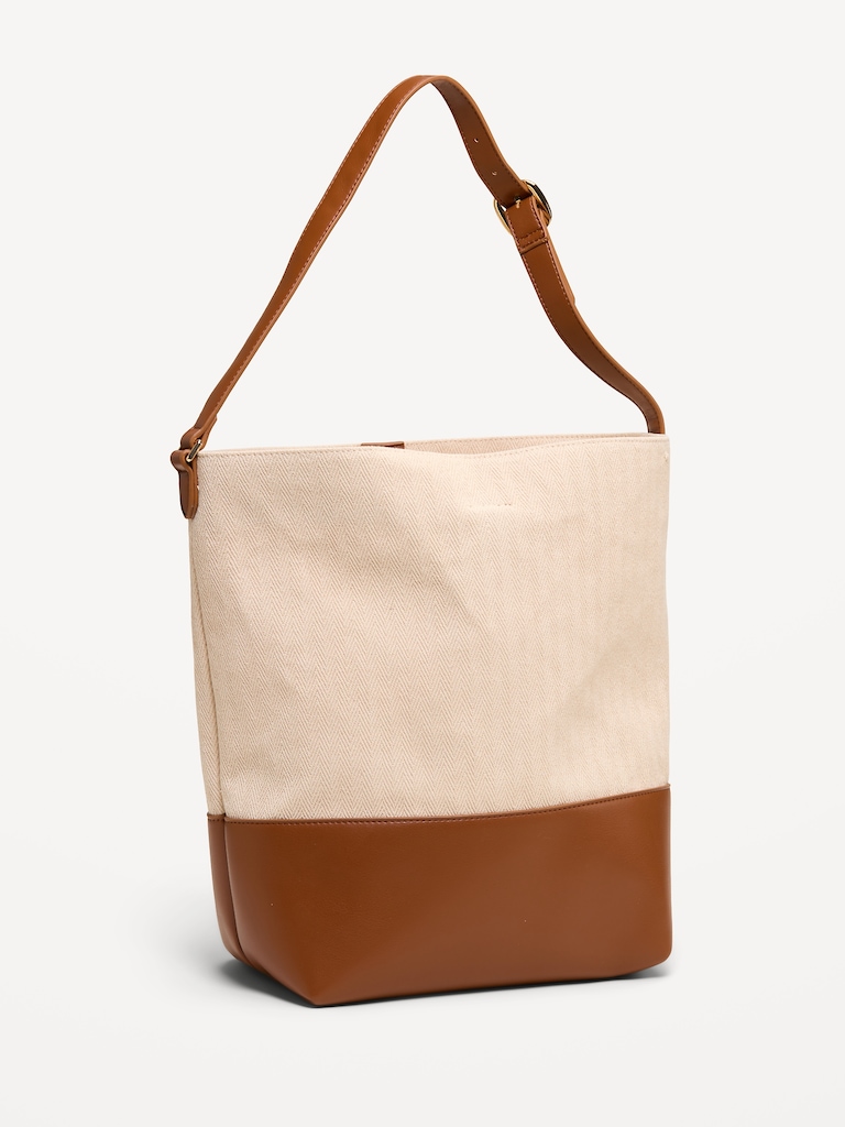 Large Preppy Bucket Bag