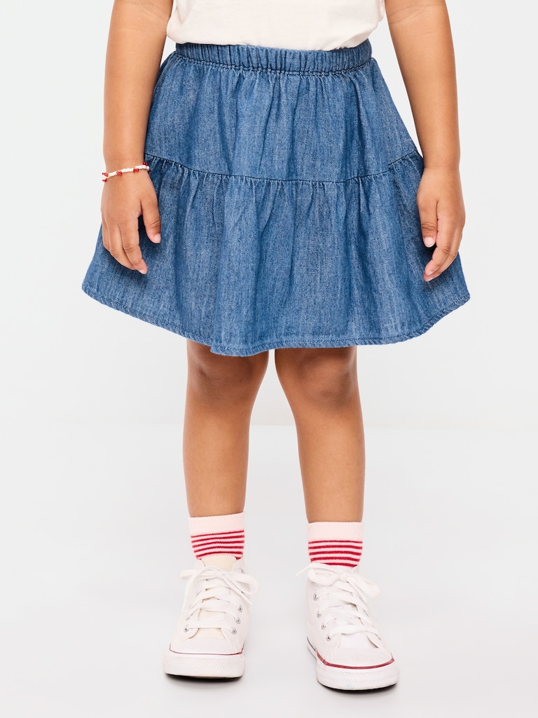 Jean Skort for Toddler Girls