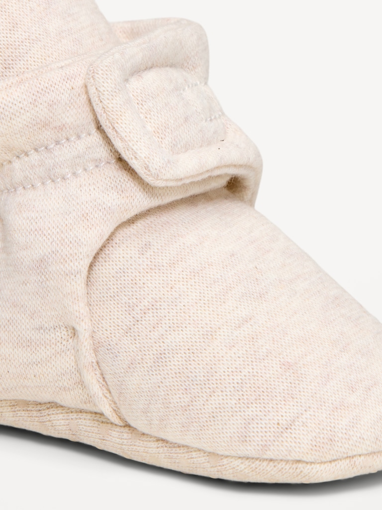 Jersey-Knit Booties for Baby