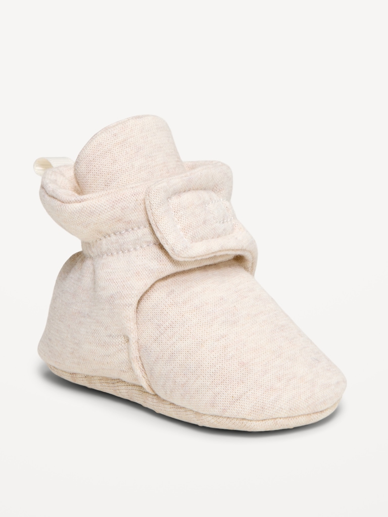Jersey-Knit Booties for Baby