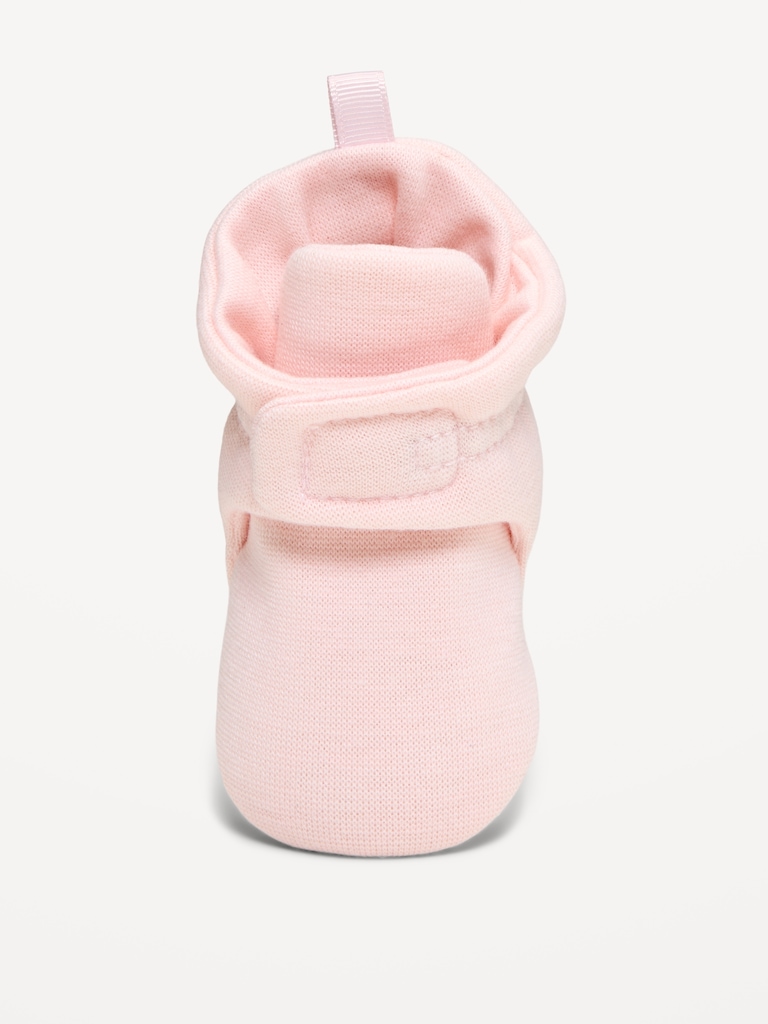 Jersey-Knit Booties for Baby