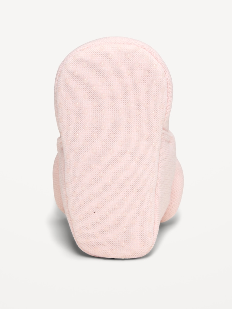Jersey-Knit Booties for Baby