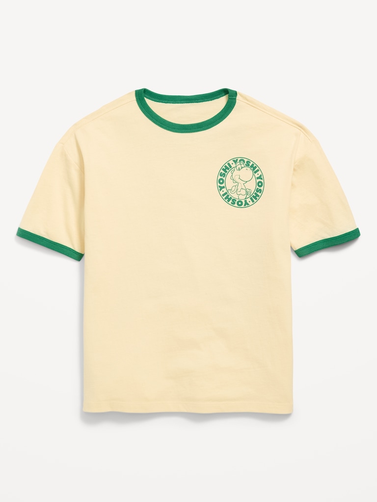 Super Mario™ Oversized Gender-Neutral Graphic T-Shirt for Kids