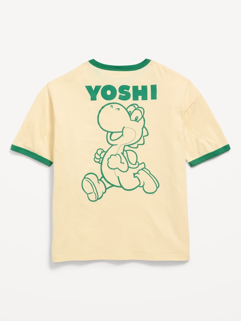 Super Mario™ Oversized Gender-Neutral Graphic T-Shirt for Kids