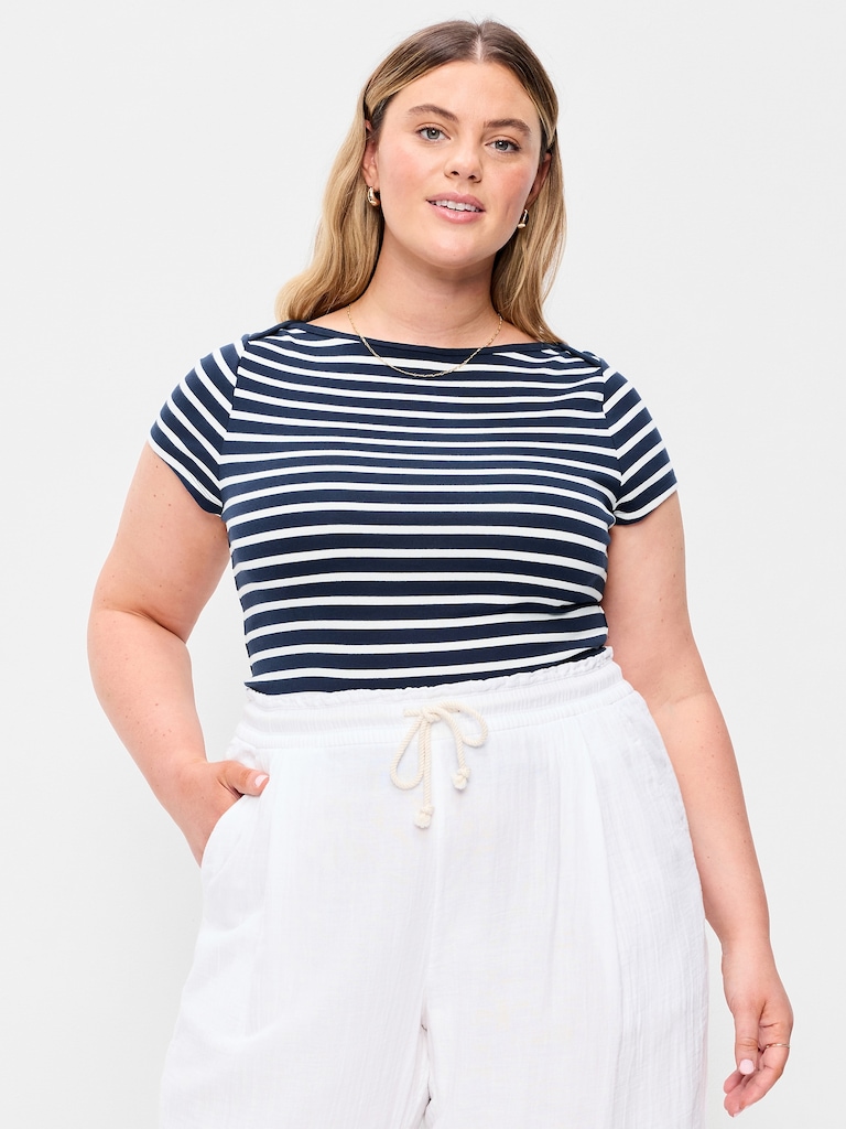 Snug Boat-Neck T-Shirt