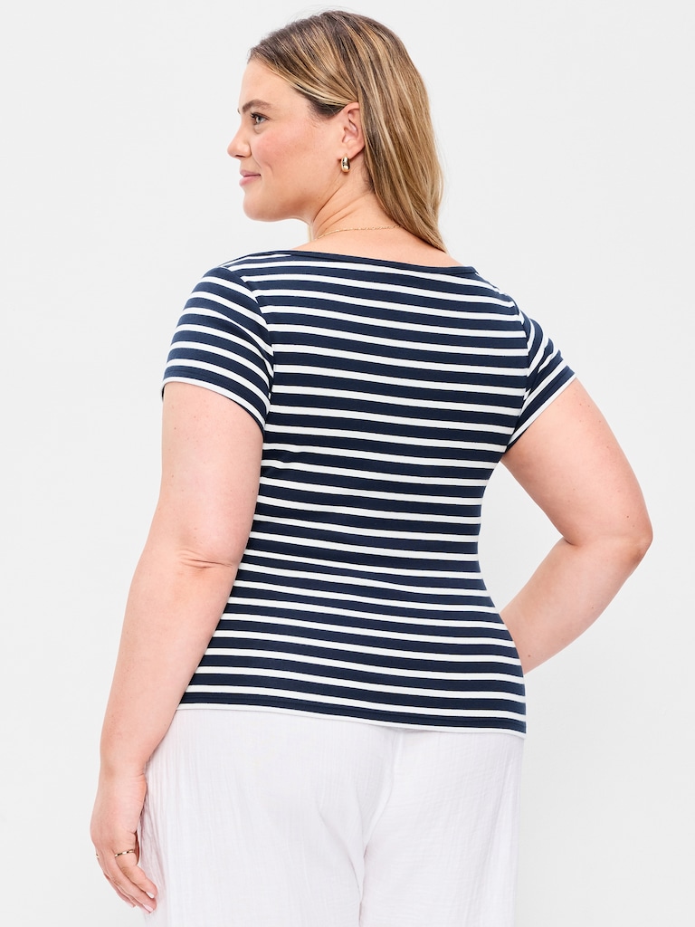 Snug Boat-Neck T-Shirt