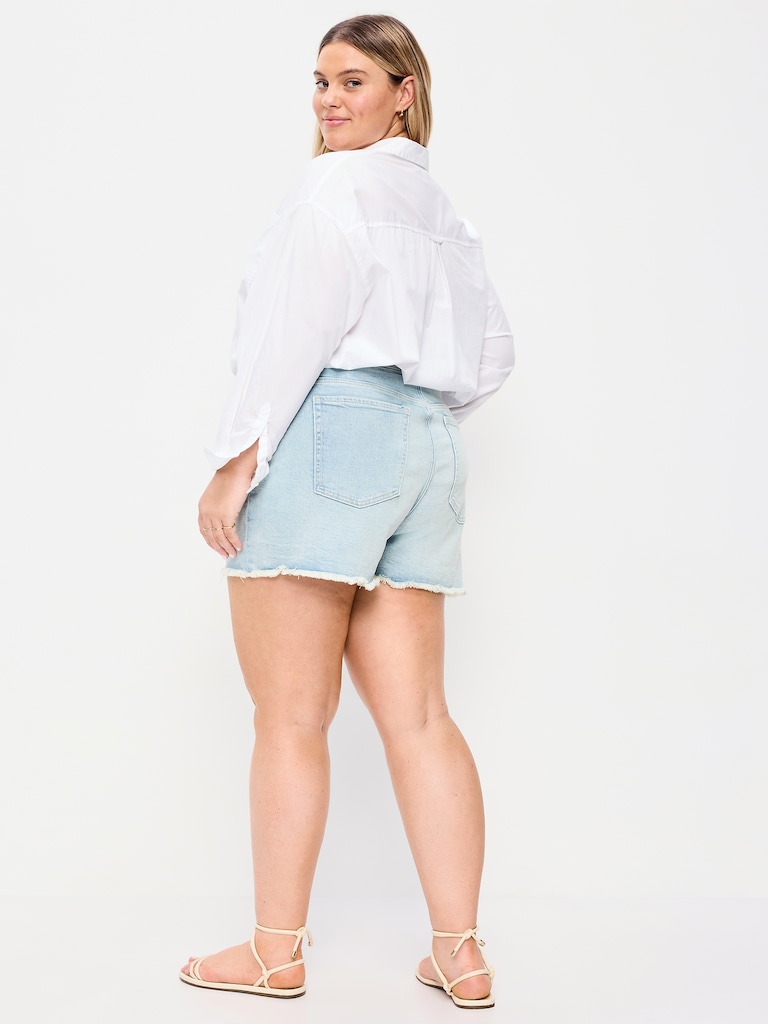 High-Waisted OG Jean Shorts -- 4-inch inseam